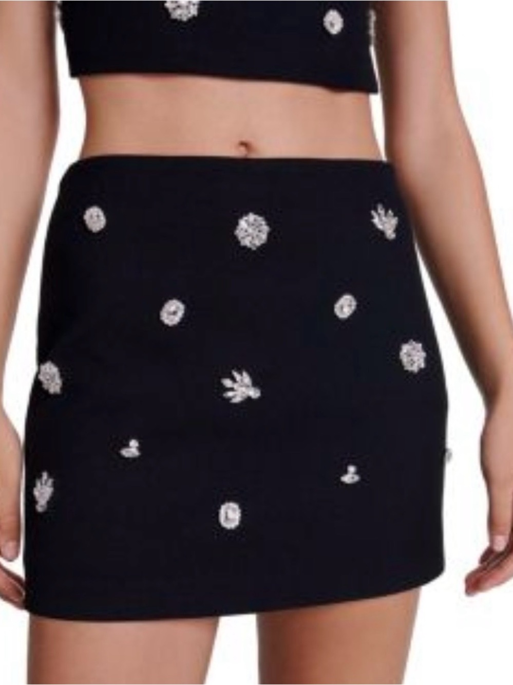Maje JiFly Black Mini Skirt